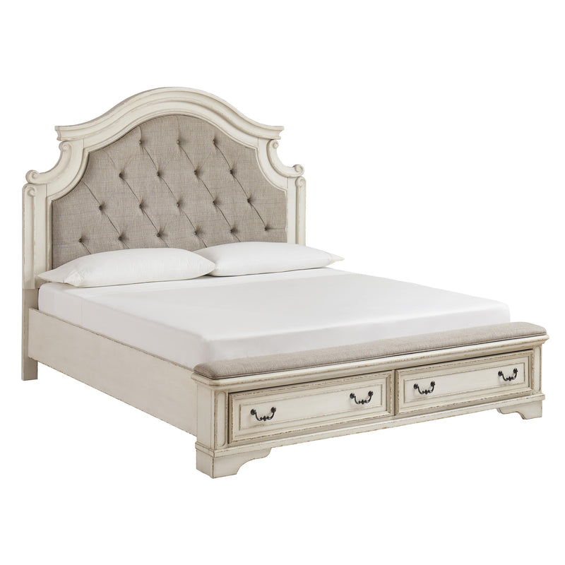  Size_King  -- Realyn B743B20 King Upholstered Bed IMAGE 1