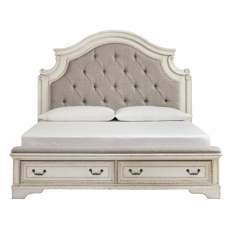  Size_King  -- Realyn B743B20 King Upholstered Bed IMAGE 2