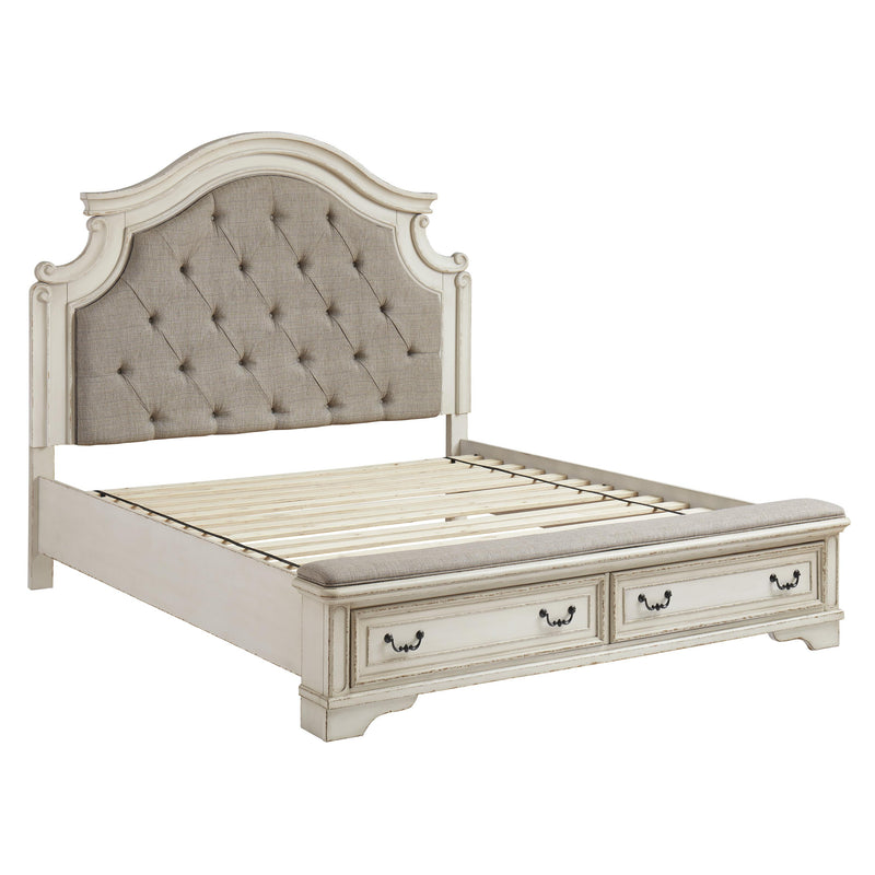  Size_King  -- Realyn B743B20 King Upholstered Bed IMAGE 4