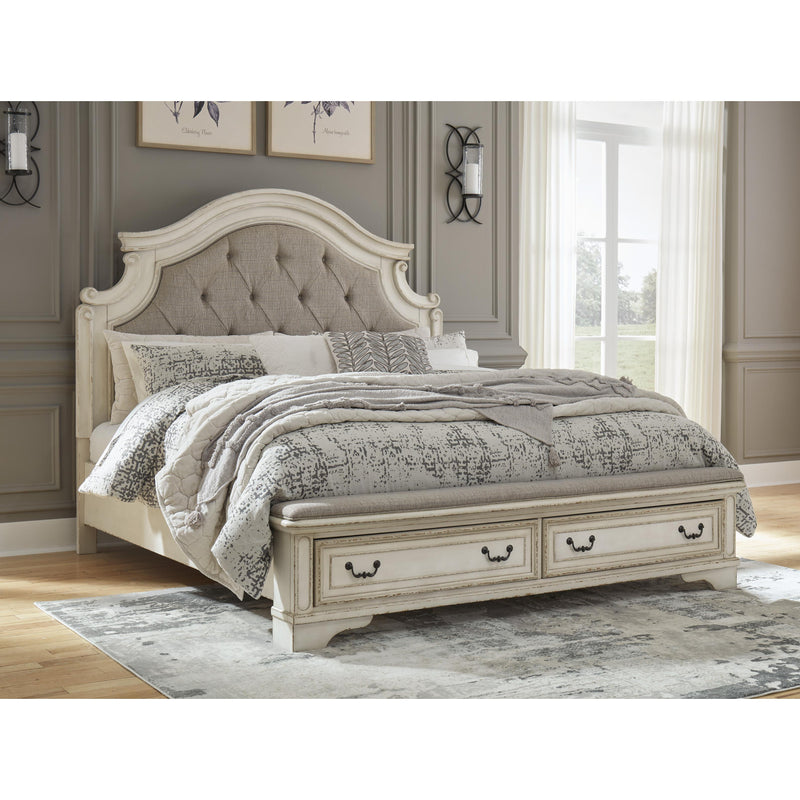  Size_King  -- Realyn B743B20 King Upholstered Bed IMAGE 5