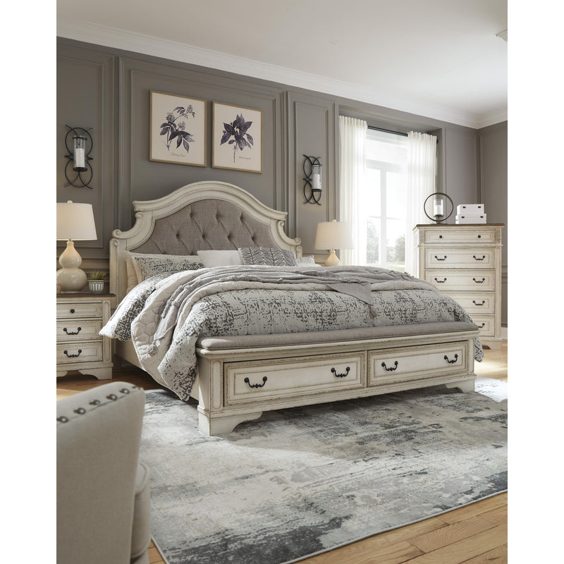  Size_King  -- Realyn B743B20 King Upholstered Bed IMAGE 7