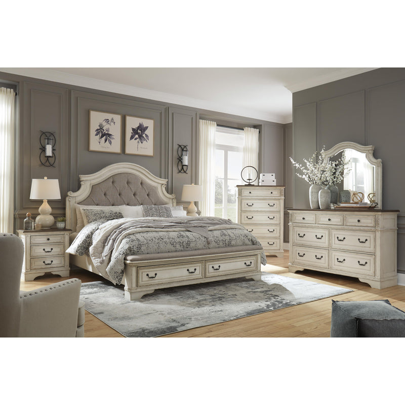  Size_King  -- Realyn B743B20 King Upholstered Bed IMAGE 8