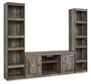 Wynnlow - 3-Piece Entertainment Center - Gray