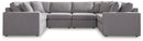 Modmax - U-Shaped Sectional - Granite