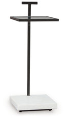 Mannill - Accent Table - Black / White
