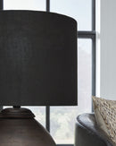 Naareman - Terracotta Table Lamp - Metallic Black