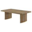 Adina - Rectangular Table Base, Box 2 of 2 - Distressed Light Brown