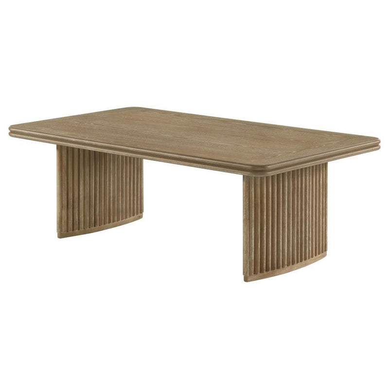 Adina - Rectangular Table Base, Box 2 of 2 - Distressed Light Brown