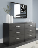Finch - Six Drawer Dresser - Black