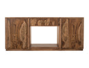 Balam - TV Stand With 1 Drawer & 2 Door - Light Brown