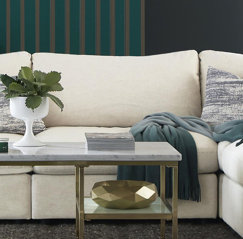 Serene - Upholstered Armless Chair - Beige