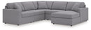 Modmax - U-Shaped Sectional - Granite