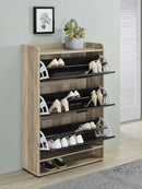 Denia - 3-Tier Engineered Wood Shoe Cabinet
