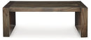 Dreggan - Rectangular Cocktail Table - Brown