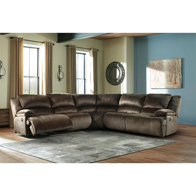 Signature Design by Ashley Clonmel Reclining Fabric 5 pc Sectional 3650440/3650419/3650477/3650419/3650441 IMAGE 2