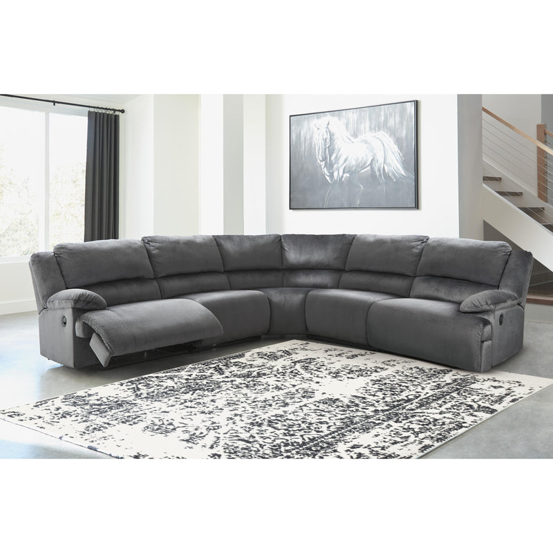 Signature Design by Ashley Clonmel Reclining Fabric 5 pc Sectional 3650540/3650541/3650546/3650546/3650577 IMAGE 2