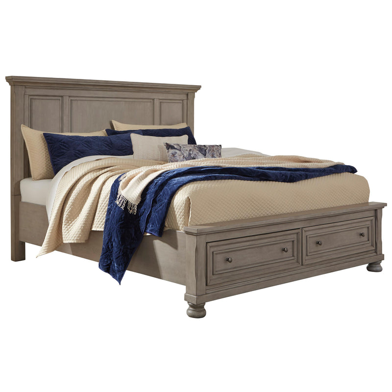  Size_King  -- Lettner B733B33 King Panel Storage Bed IMAGE 1
