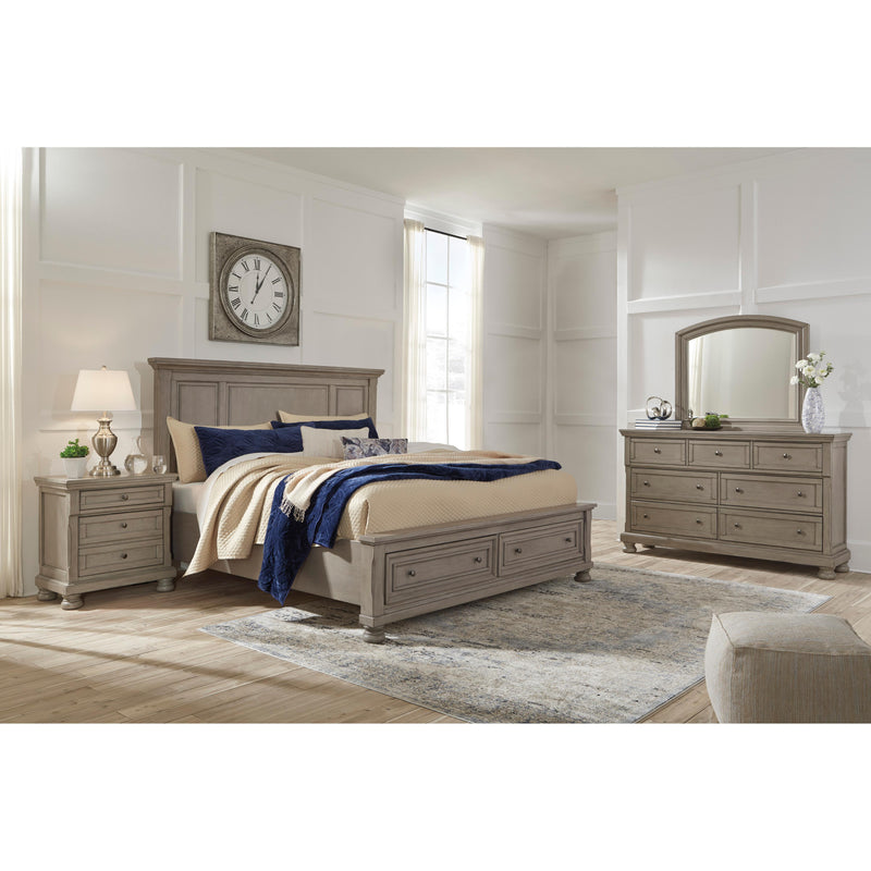  Size_King  -- Lettner B733B33 King Panel Storage Bed IMAGE 3