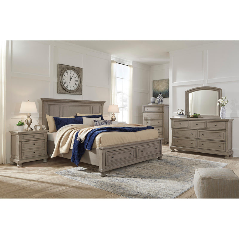  Size_King  -- Lettner B733B33 King Panel Storage Bed IMAGE 4