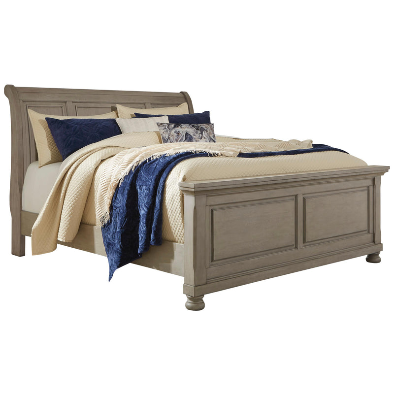  Size_King  -- Lettner B733B34 King Sleigh Bed IMAGE 1