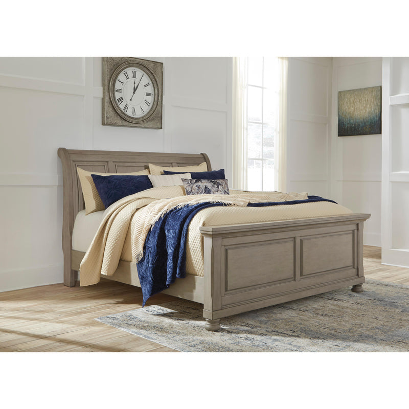  Size_King  -- Lettner B733B34 King Sleigh Bed IMAGE 2
