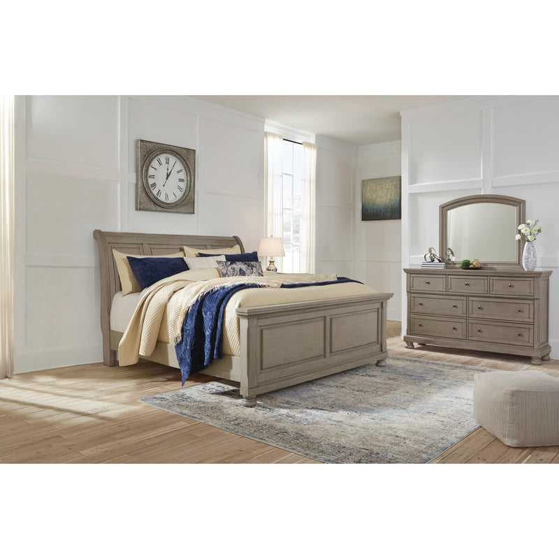  Size_King  -- Lettner B733B34 King Sleigh Bed IMAGE 3