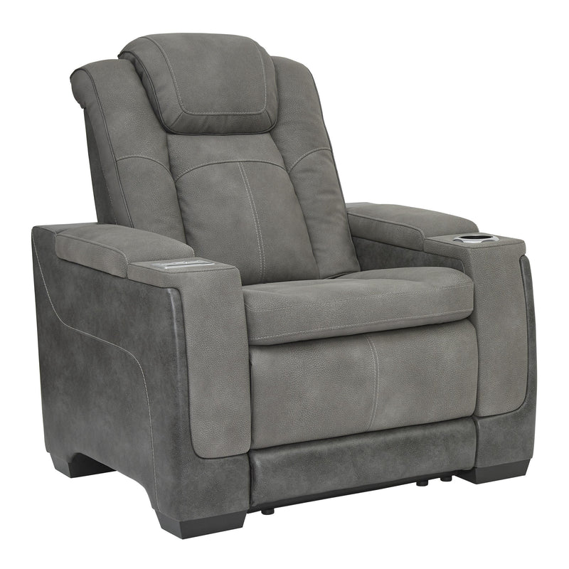  Manufacturer Color_Slate  -- Next-Gen DuraPella 2200413 Power Recliner with Adjustable Headrest IMAGE 1