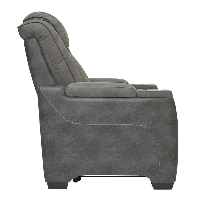  Manufacturer Color_Slate  -- Next-Gen DuraPella 2200413 Power Recliner with Adjustable Headrest IMAGE 4