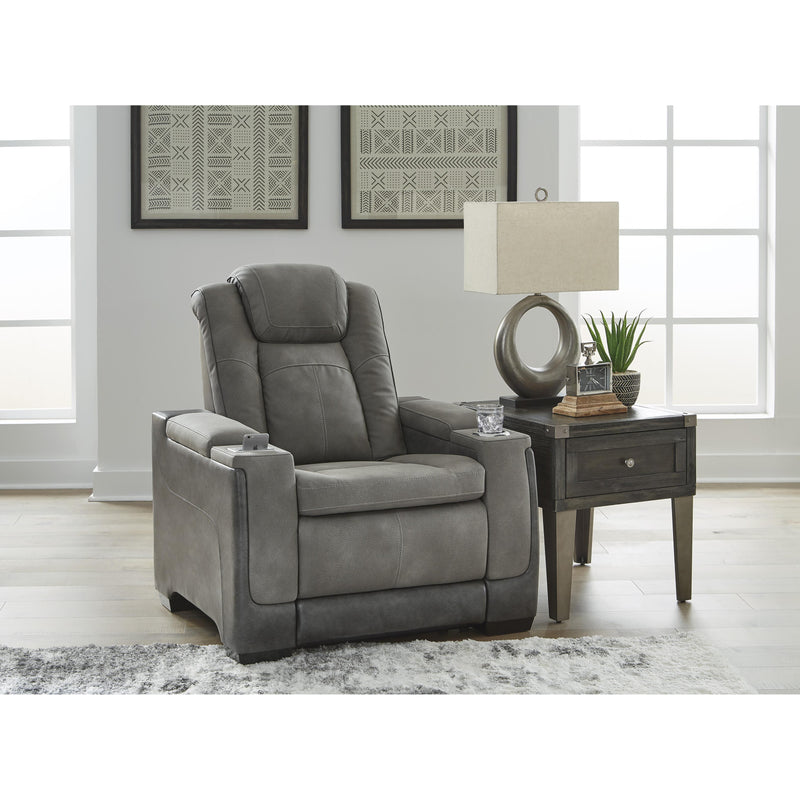  Manufacturer Color_Slate  -- Next-Gen DuraPella 2200413 Power Recliner with Adjustable Headrest IMAGE 6