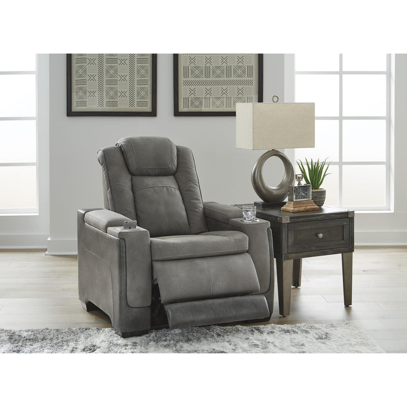  Manufacturer Color_Slate  -- Next-Gen DuraPella 2200413 Power Recliner with Adjustable Headrest IMAGE 7