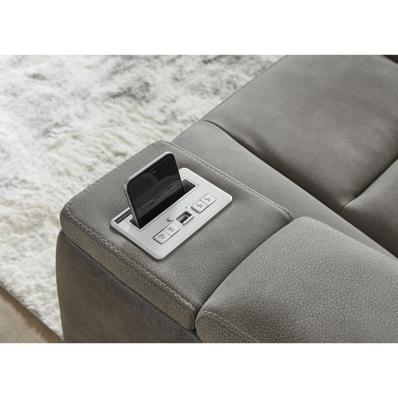  Manufacturer Color_Slate  -- Next-Gen DuraPella 2200415 Power Reclining Sofa with Adjustable Headrest IMAGE 12