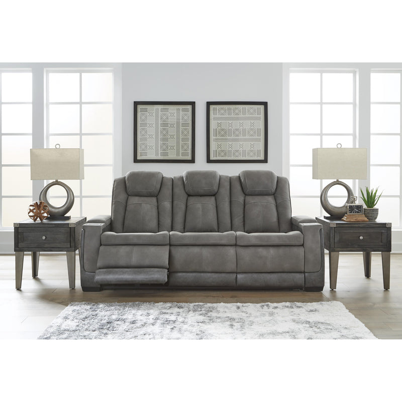  Manufacturer Color_Slate  -- Next-Gen DuraPella 2200415 Power Reclining Sofa with Adjustable Headrest IMAGE 5