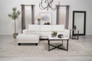Caspian - RAF Loveseat, Box 2 of 2 - White