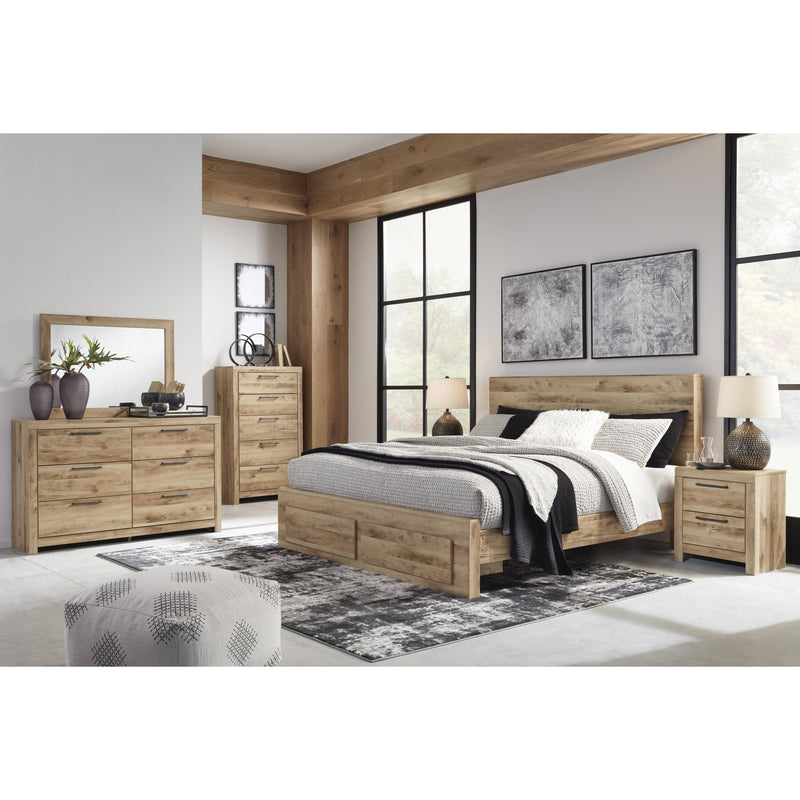  Size_Queen  -- Hyanna B1050B4 Queen Panel Storage Bed IMAGE 6