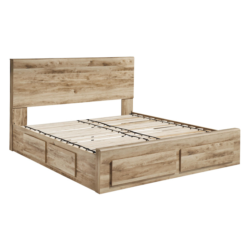  Size_Queen  -- Hyanna B1050B8 Queen Panel Storage Bed with 2 Under Bed Storage Drawers IMAGE 4