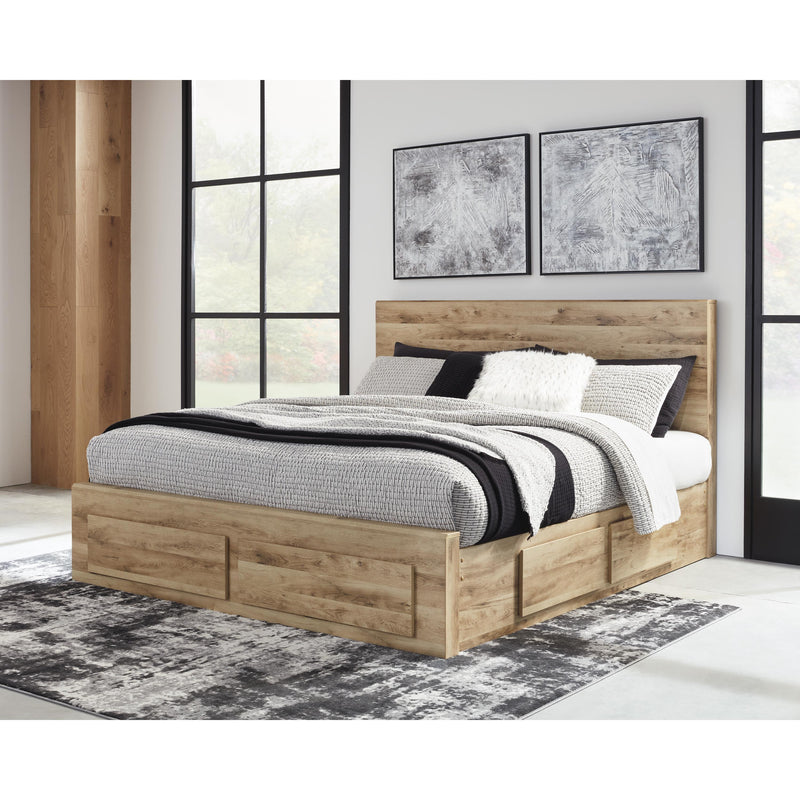  Size_Queen  -- Hyanna B1050B8 Queen Panel Storage Bed with 2 Under Bed Storage Drawers IMAGE 5