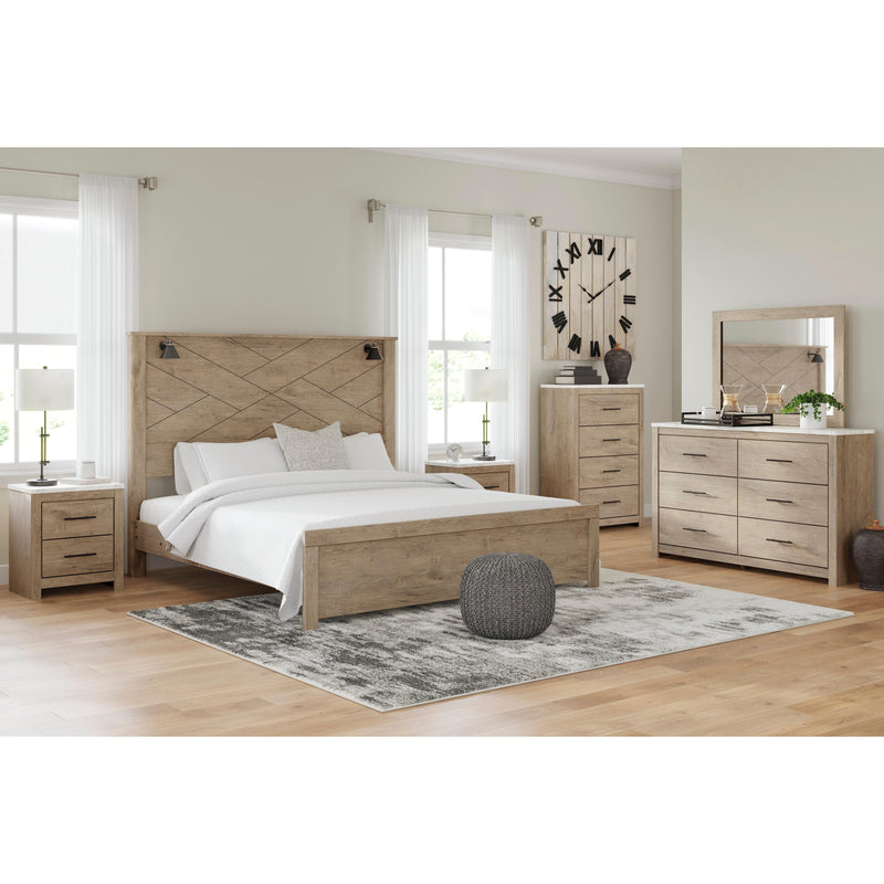  Size_King  -- Senniberg B1191B9 King Panel Bed IMAGE 6