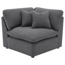 Hobson - Upholstered Corner - Charcoal