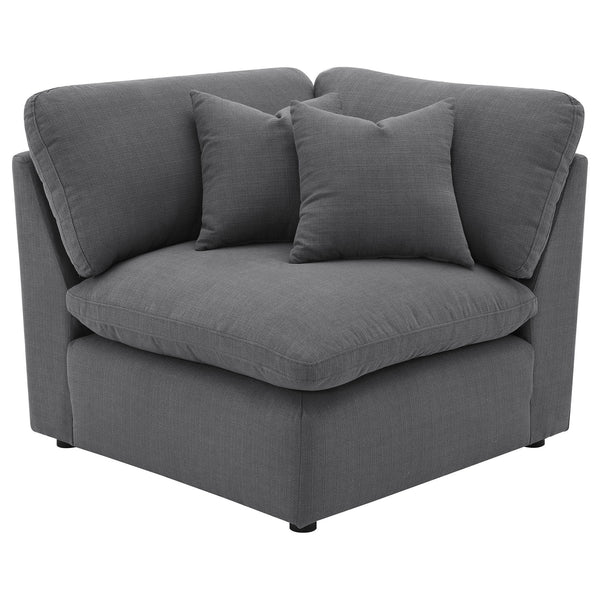 Hobson - Upholstered Corner - Charcoal