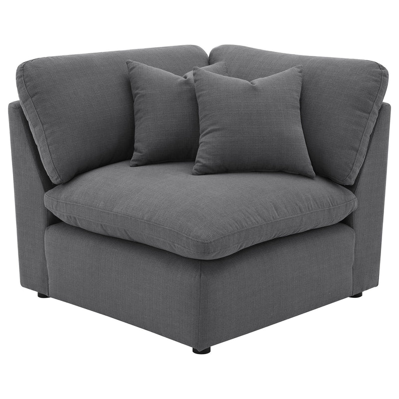Hobson - Upholstered Corner - Charcoal