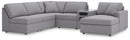 Modmax - U-Shaped Sectional - Granite