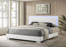 Felicity - King LED Panel Headboard, Box 1 of 2 - White High Gloss