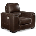  Manufacturer Color_Walnut  Motion Type_Power  -- Alessandro U2550213 Power Recliner with Adjustable Headrest IMAGE 1