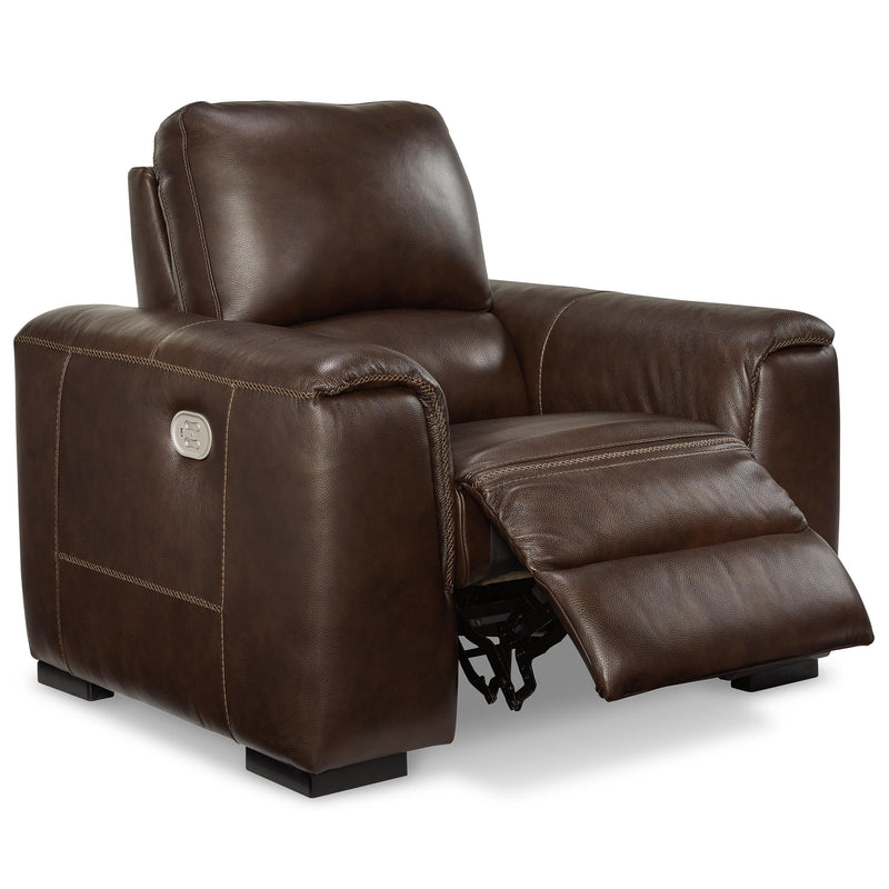  Manufacturer Color_Walnut  Motion Type_Power  -- Alessandro U2550213 Power Recliner with Adjustable Headrest IMAGE 2