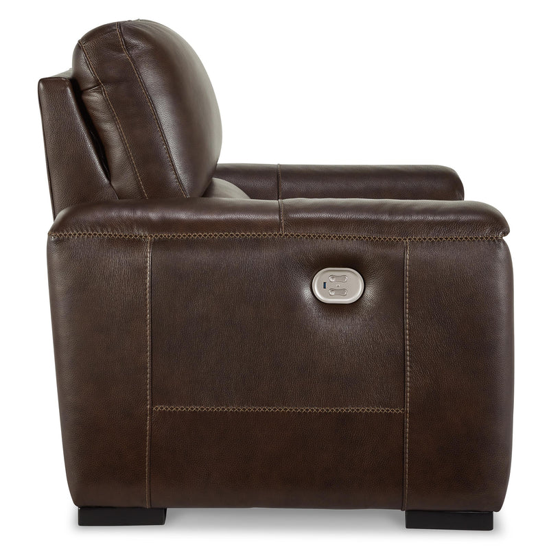 Manufacturer Color_Walnut  Motion Type_Power  -- Alessandro U2550213 Power Recliner with Adjustable Headrest IMAGE 4