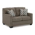  Manufacturer Color_Chocolate  Motion Type_Stationary  -- Mahoney 3100535 Loveseat IMAGE 1