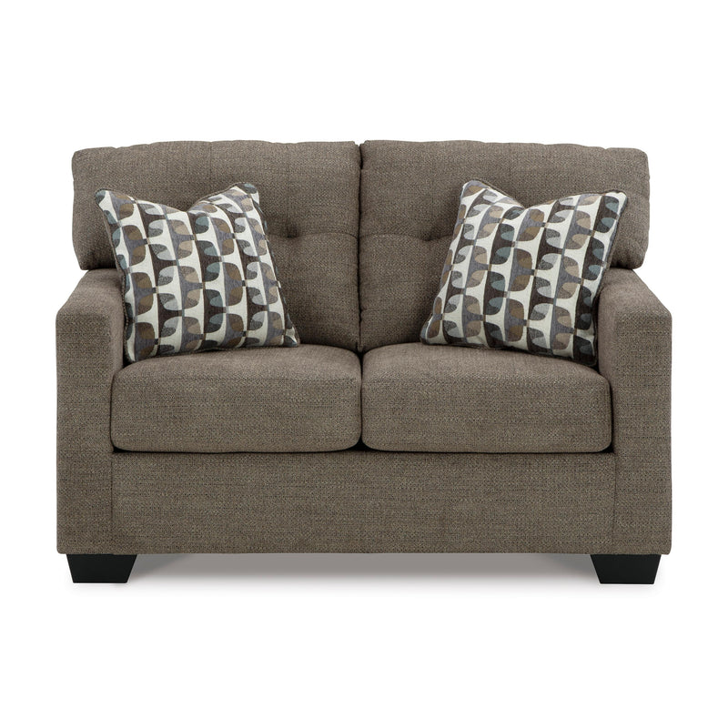  Manufacturer Color_Chocolate  Motion Type_Stationary  -- Mahoney 3100535 Loveseat IMAGE 2