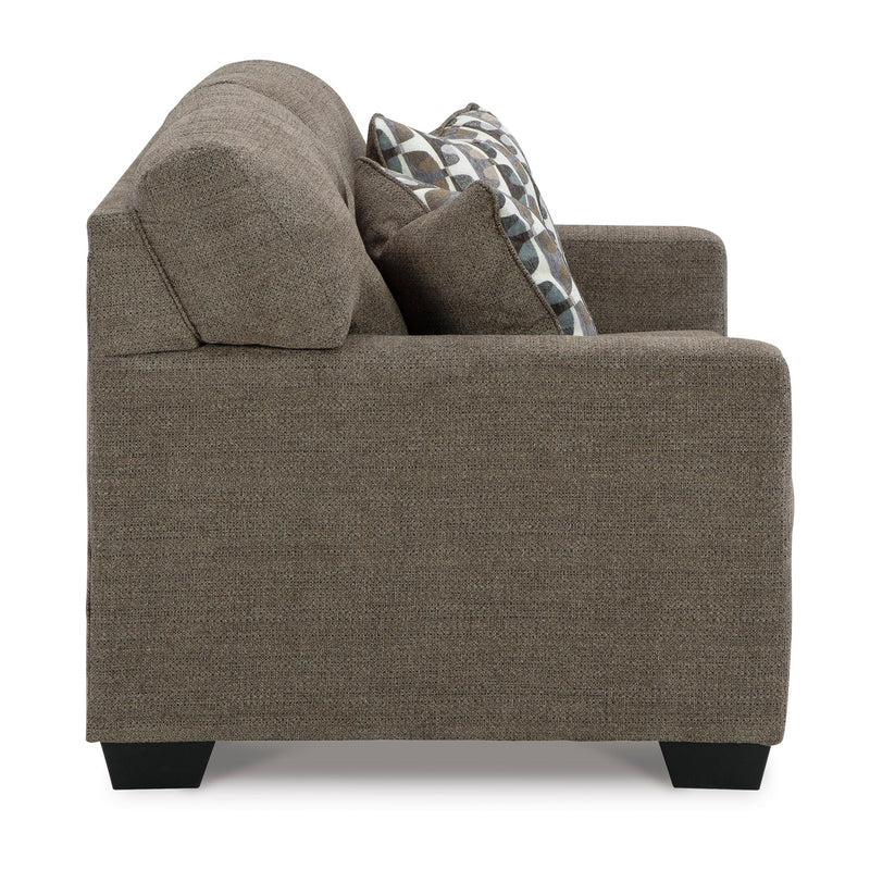  Manufacturer Color_Chocolate  Motion Type_Stationary  -- Mahoney 3100535 Loveseat IMAGE 3