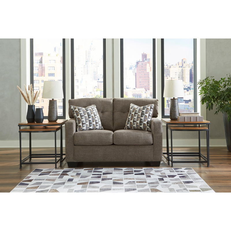  Manufacturer Color_Chocolate  Motion Type_Stationary  -- Mahoney 3100535 Loveseat IMAGE 5