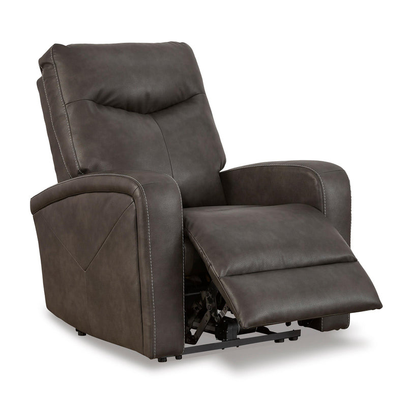  Manufacturer Color_Quarry  Motion Type_Power  -- Ryversans 4610506 Power Recliner with Adjustable Headrest IMAGE 2